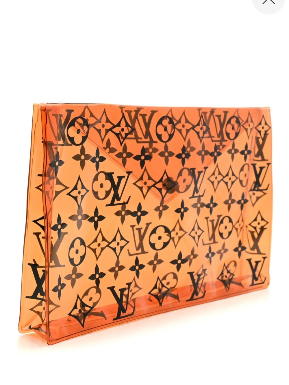 Louis Vuitton Orange Monogram PCV Envelope pouch - Picture 3 of 5